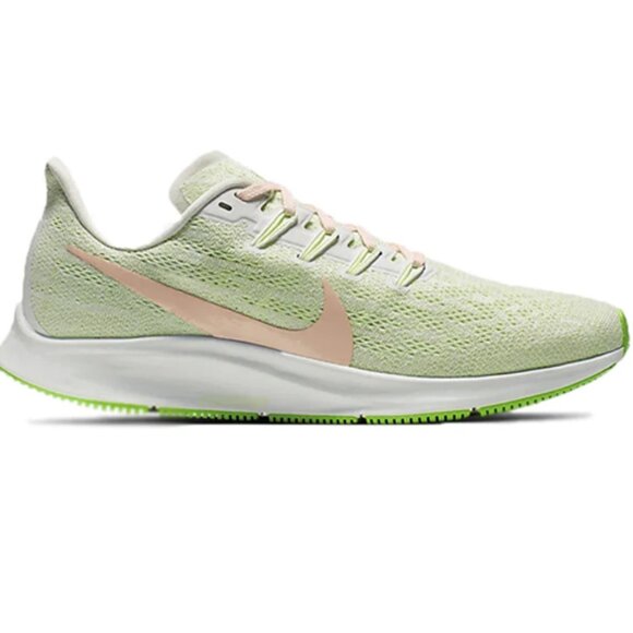 New Nike Air Zoom Pegasus 36 off white lime green Womens Running Shoes - Picture 13 of 15